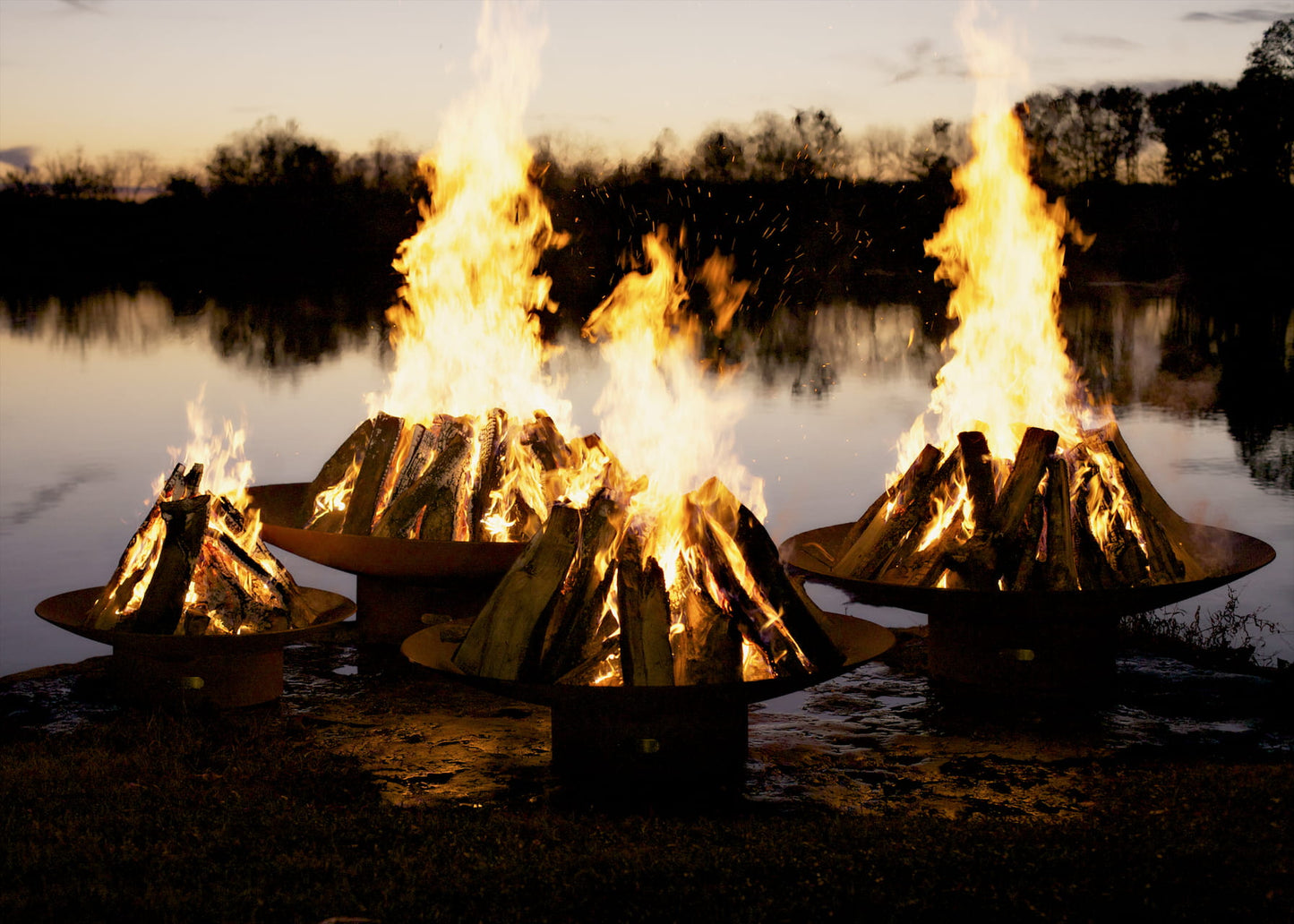Asia Carbon Steel Fire Pit in Multiple Sizes
