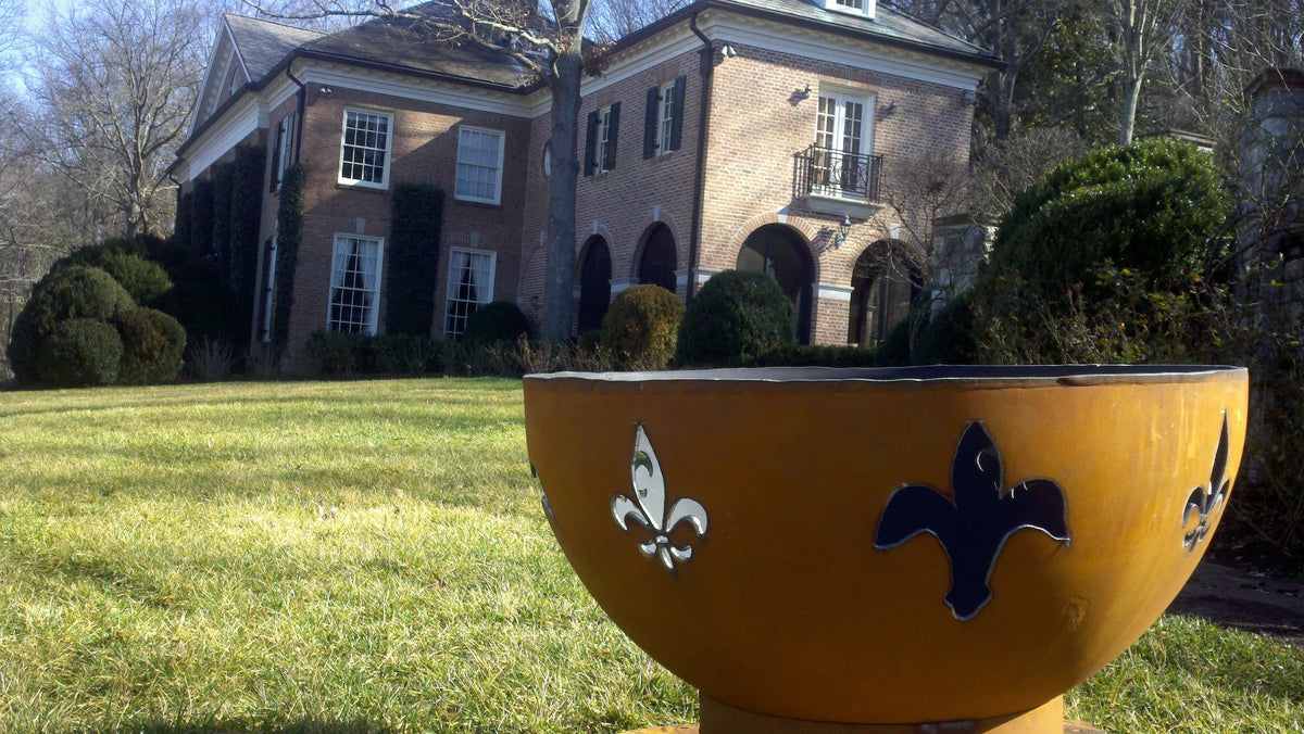 Side view of Fire Pit Art&