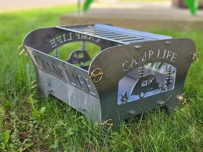 Camp Life Collapsible Wood Burning Fire Pit