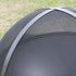 44.5” black heavy stainless steel mesh Spark Guard with two-inch wide 304 stainless steel bands.  Fits Fire Pit Art styles: Bella Vita 46” and Asia 48” (sold separately).